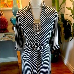 Beautiful back and white dress